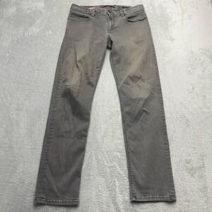 Alberto Luxury T400 DS Duel FX Denim Jeans Mens 31x32 Gray Cotton Regular Slim